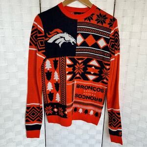 Denver Broncos Women’s Chirstmas Winter Sweater Size Small NFL